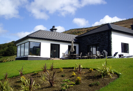 bungalow designed to fit within the hills of Donegal.